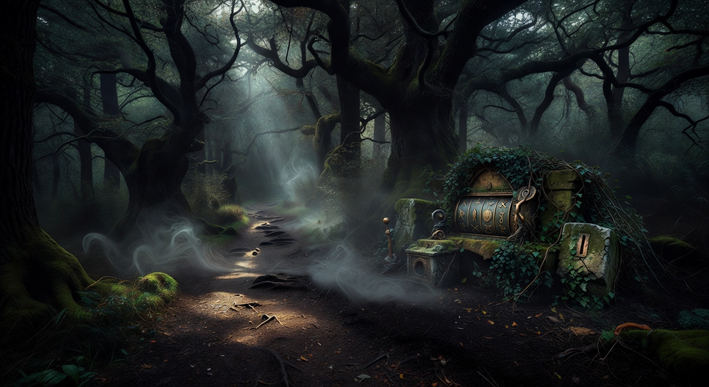 Dark Forest path representing Adventurer Slot